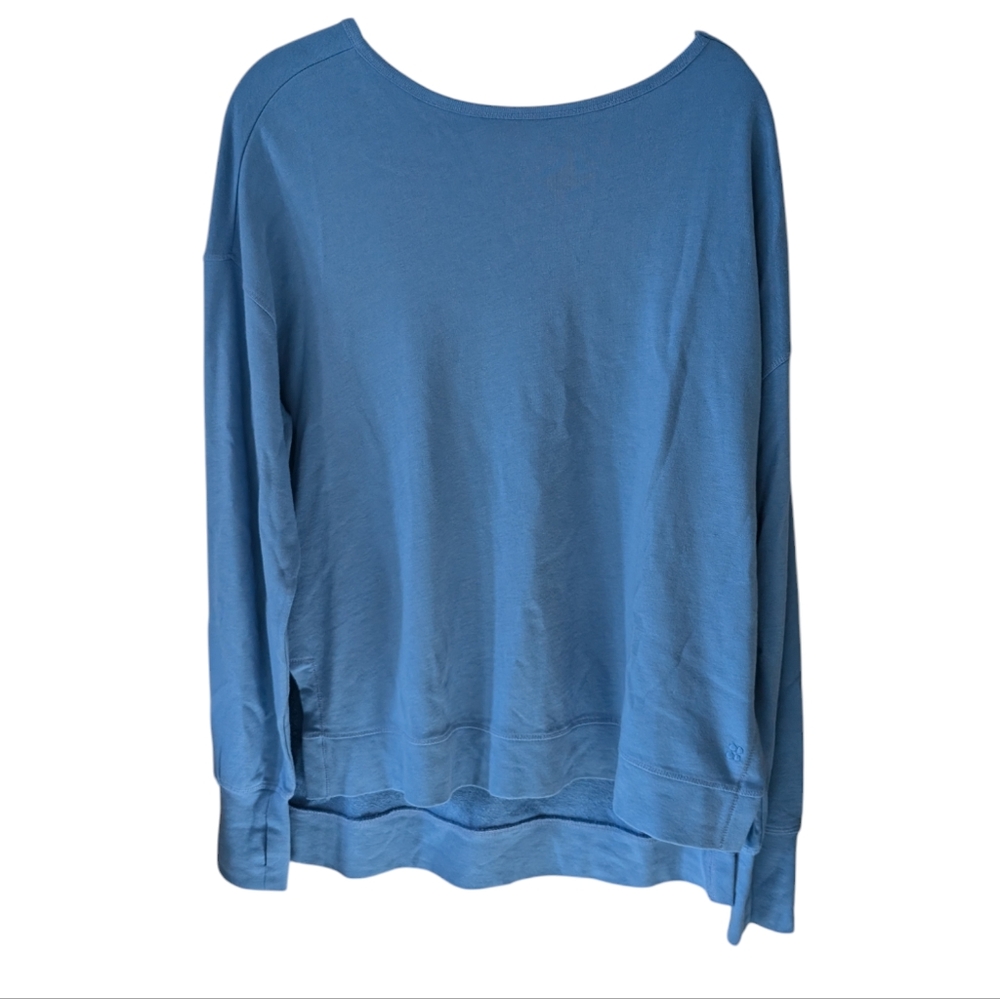 Sweaty Betty Blue Lightweight Crewneck Sweater